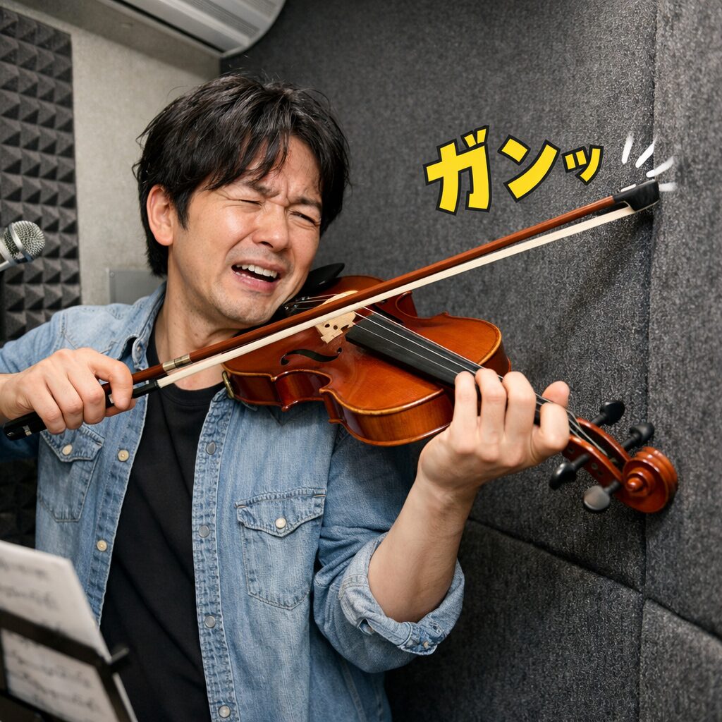 バイオリン向けの防音室と防音アイテム | 中古防音室.jp